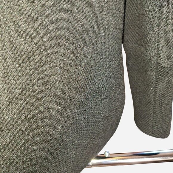 J. Crew Women's Black Wool Trench Coat - Picture 5 of 6